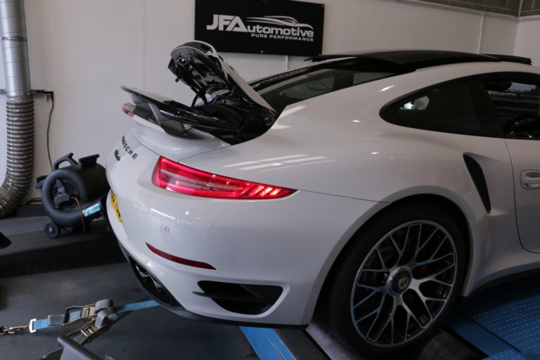 Rear of Porsche 911 Turbo
