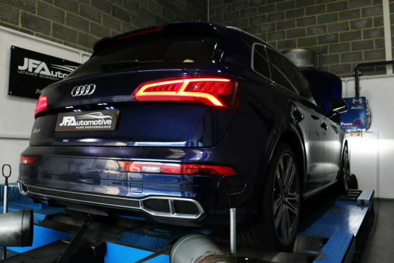 Close rear of the Audi SQ5