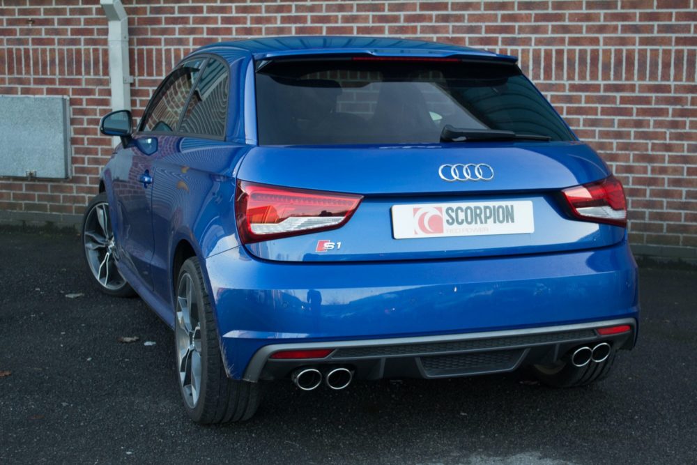 Scorpion Cat-Back Exhaust System For Audi S1 Quattro – 2.0 TFSi Quattro – 256HP / 2014 – 2018