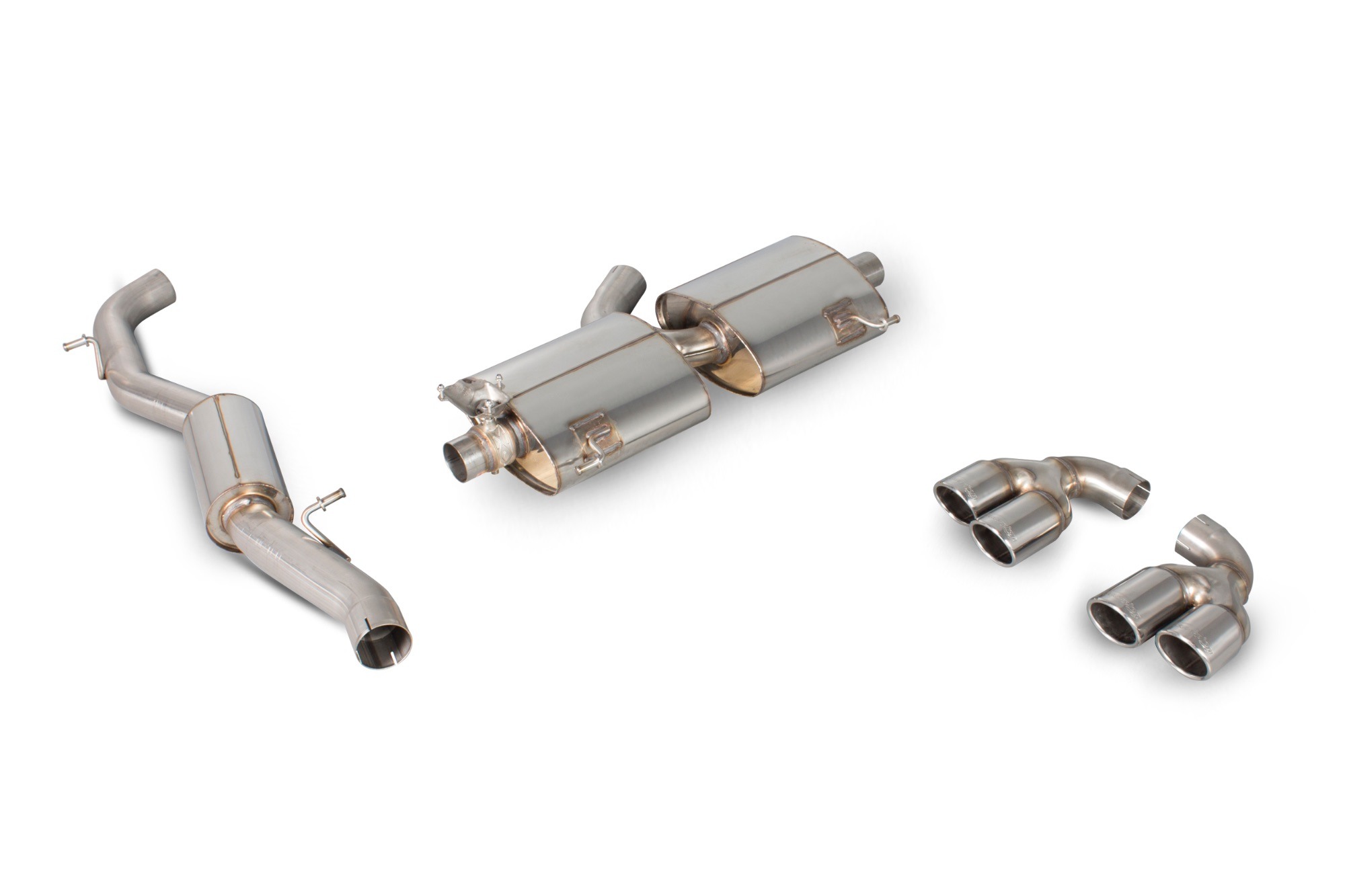 Scorpion Cat-Back Exhaust System For Audi S1 Quattro - 2.0 TFSi Quattro - 256HP / 2014 - 2018 - Image 3