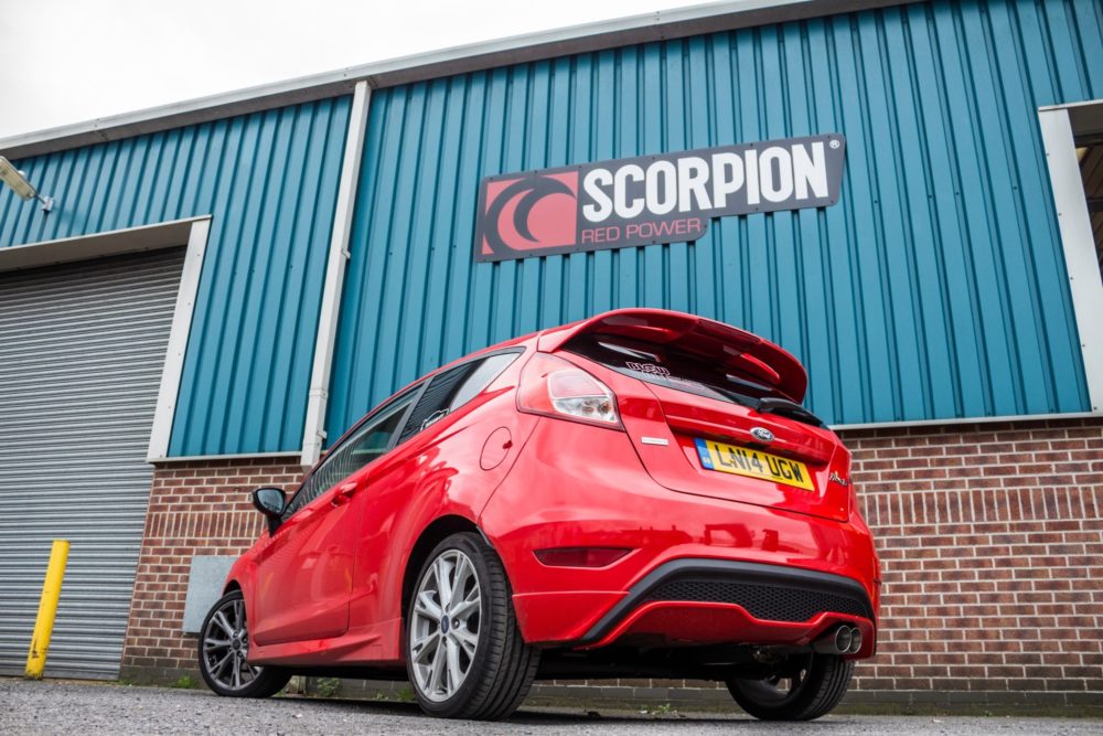 Scorpion Rear Silencer  For Ford Fiesta – 1.0T Ecoboost – 125HP / Mk7.5 (2013 – 2017)