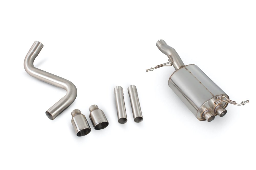 Scorpion Rear Silencer  For Ford Fiesta – 1.0T Ecoboost – 125HP / Mk7.5 (2013 – 2017)