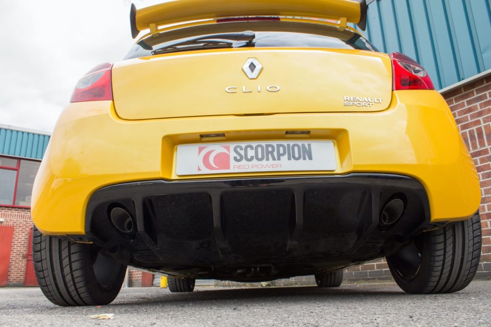 Scorpion Cat-Back Exhaust System For Renault Clio - RS 2.0 16v - 197HP / Clio 3 (2005 - 2012)