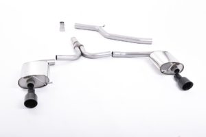 Milltek Cat Back Exhaust System for Audi A4 2.0 TDI CR - 177HP
