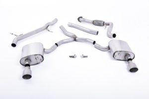 Milltek Cat Back Exhaust System for Audi A4 2.0 TFSI - 252HP