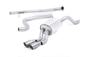 Milltek Cat Back Exhaust System for Ford Fiesta 1.0T Ecoboost - 100HP