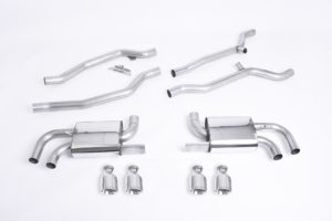 Milltek Cat Back Exhaust System for Porsche Cayenne 4.8 BiTurbo - 500HP