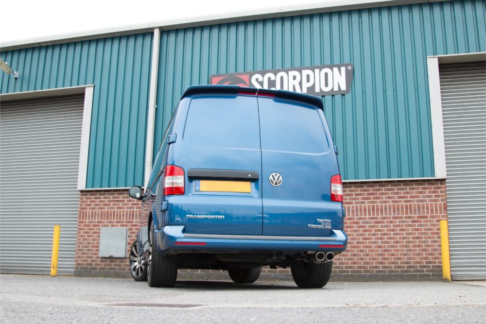 Scorpion Cat-Back Exhaust System For Volkswagen Transporter – 2.5 TDI – 174HP / T5 (2003 – 2009)