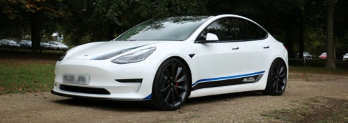 Tesla Model 3 Performance with JFA Branded Wrap