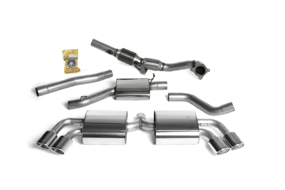 Milltek Turbo-back including Hi-Flow Sports Cat Exhaust System for Audi TT S 2.0 TFSI - 272HP