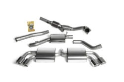 Milltek SSXAU311 Turbo-back including Hi-Flow Sports Cat Exhaust