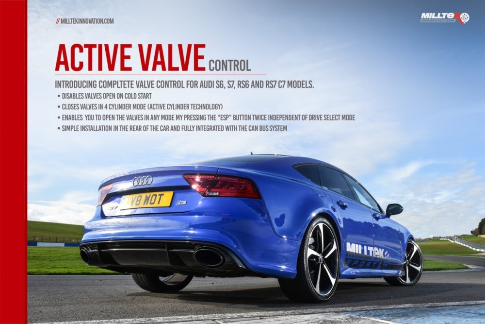 Milltek Active Valve Control  for Audi S5 3.0 TFSI - 354HP