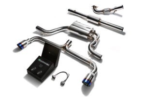 Armytrix Full Exhaust System for Volkswagen Scirocco  2.0 TSI R - 265HP - 2008 - 2014