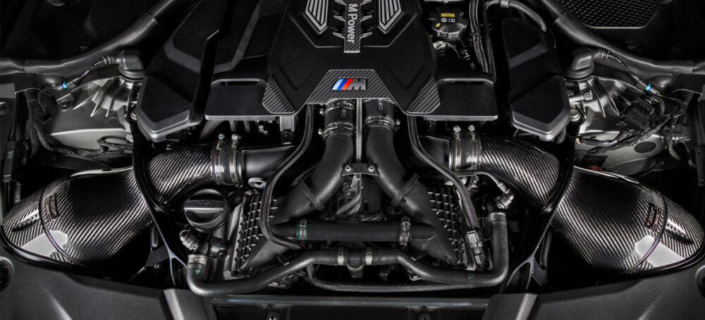 Eventuri Black Carbon Intake With Shrouds for BMW M5 Standard - 600HP - F90 (2017 - 2019) - Image 3