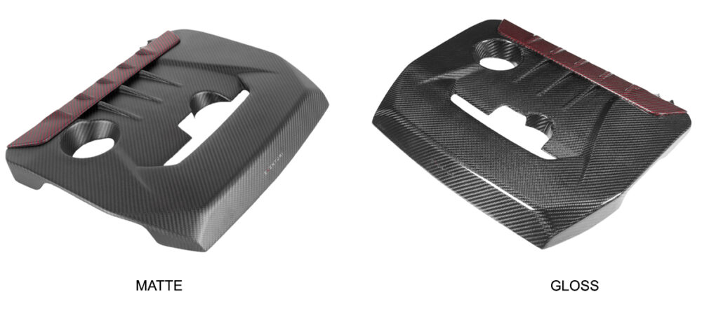 Eventuri Black Carbon Engine Cover for Toyota Yaris GR 1.6T - 261HP - 2020 -
