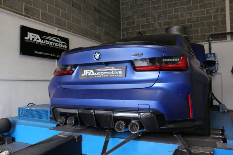 BMW M3 Competition on our rolling road