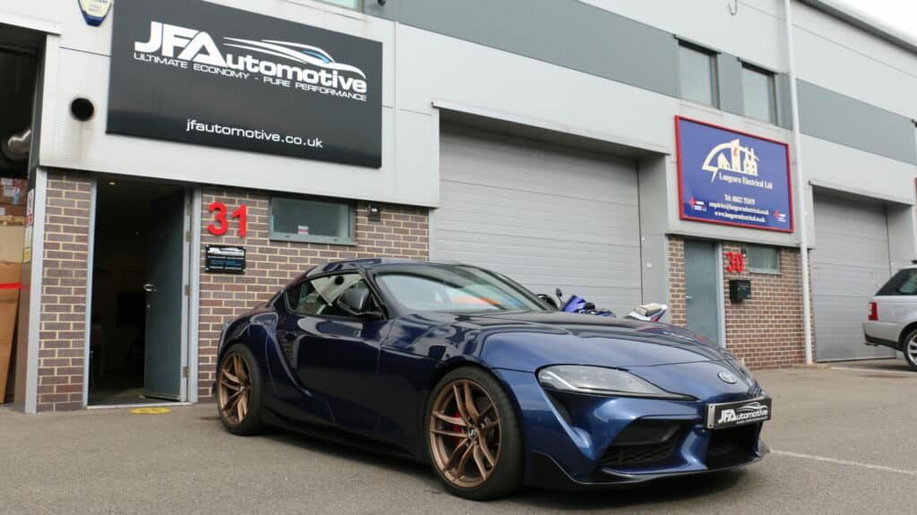 Toyota in the JF Automotive workshop