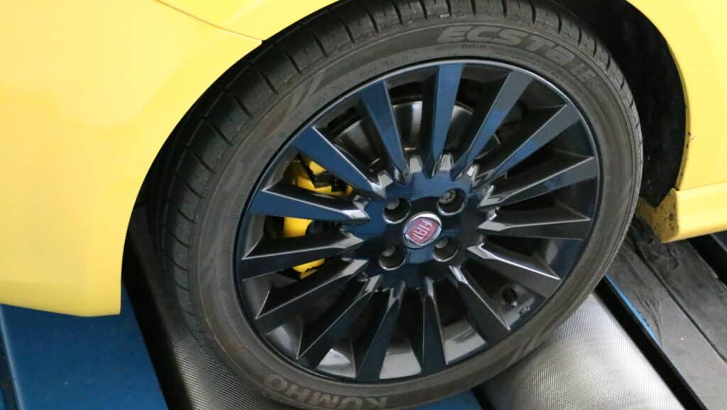 Fiat in the JF Automotive workshop