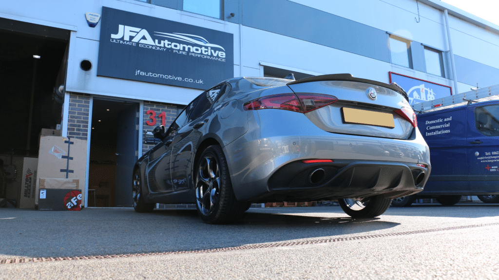 Alfa Romeo in the JF Automotive workshop