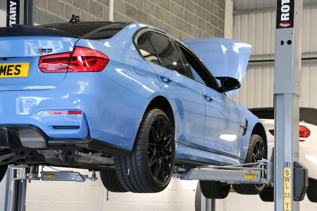 BMW in the JF Automotive workshop