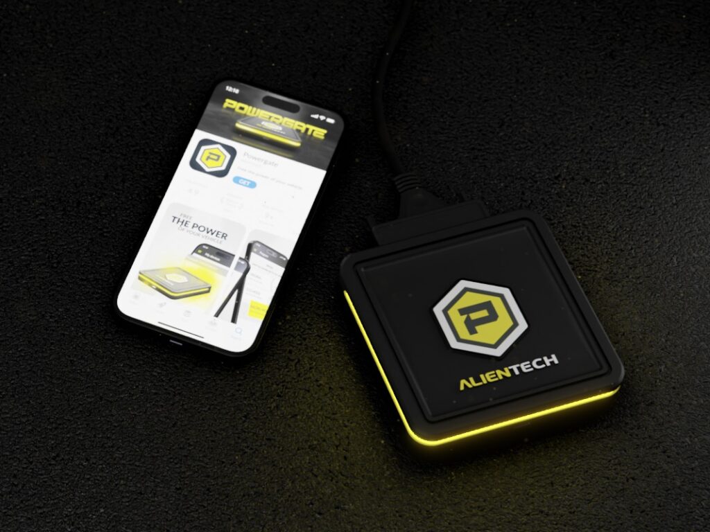 The Powergate 4 tool and its OBD lead