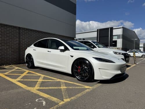 Tesla model 3 highland lowered