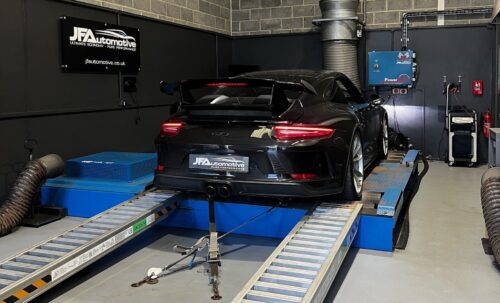 Porsche GT3 991 tuning on dyno