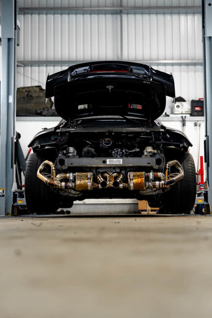 Porsche GT3 991 In workshop