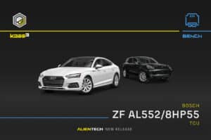 VW and Audi gearbox files: DSG DQ381 Gen 2, ZF 8-speed AL551 and AL552, Aisin AQ450 and AL1000